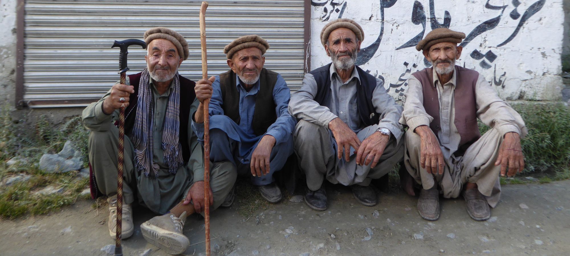 Village elders - Bagrot Valley 